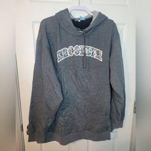 Phys Sci Hoodie 2xl Brooklyn Gray Long Sleeve Pullover Hooded